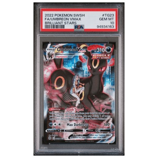 Graded Pokemon Card - Umbreon VMAX TG23/TG30