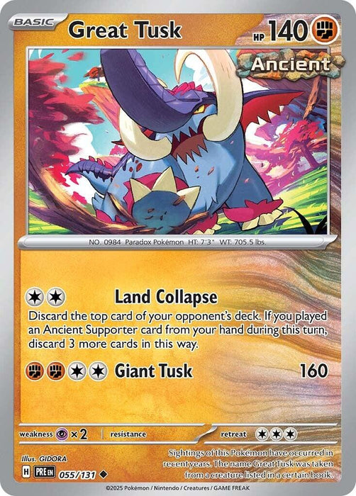 Great Tusk [PRE - 055/131] - EternaCards