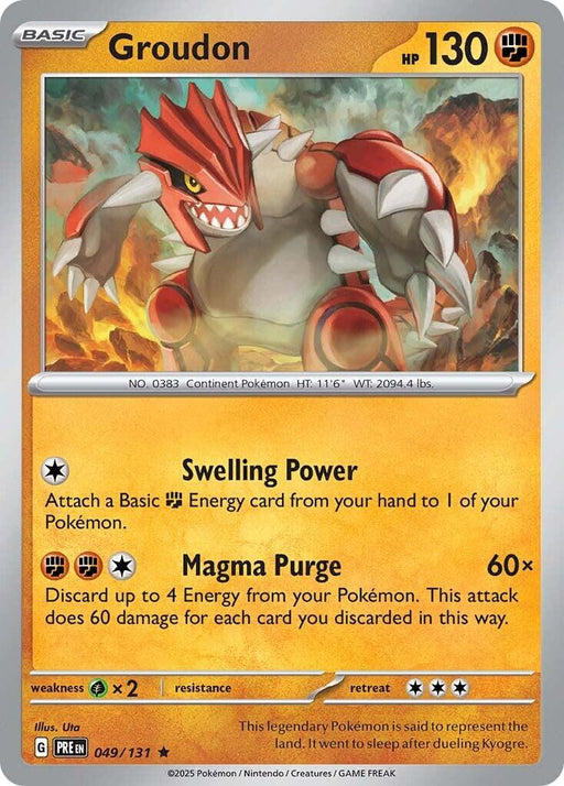 Groudon [PRE - 049/131] - EternaCards