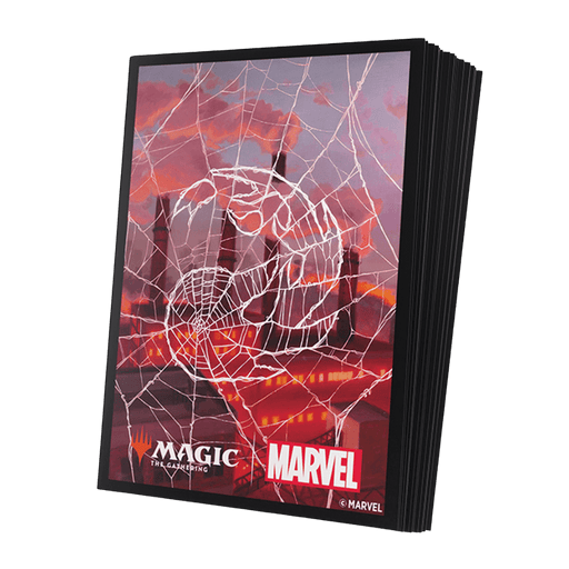 Magic The Gathering Marvel Spiderman Premium Art Sleeves (Mountain) - EternaCards