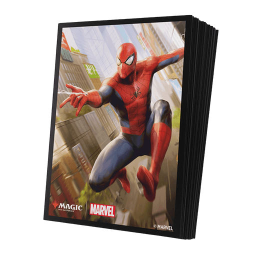 Magic The Gathering Marvel Spiderman Premium Art Sleeves (Spiderman) - EternaCards