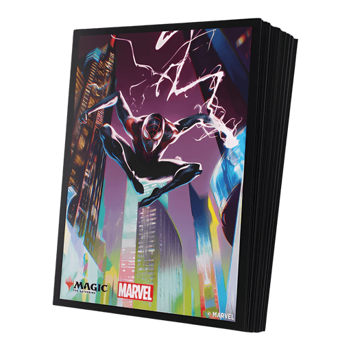 Magic The Gathering Marvel Spiderman Premium Art Sleeves (Spiderman Miles Morales) - EternaCards