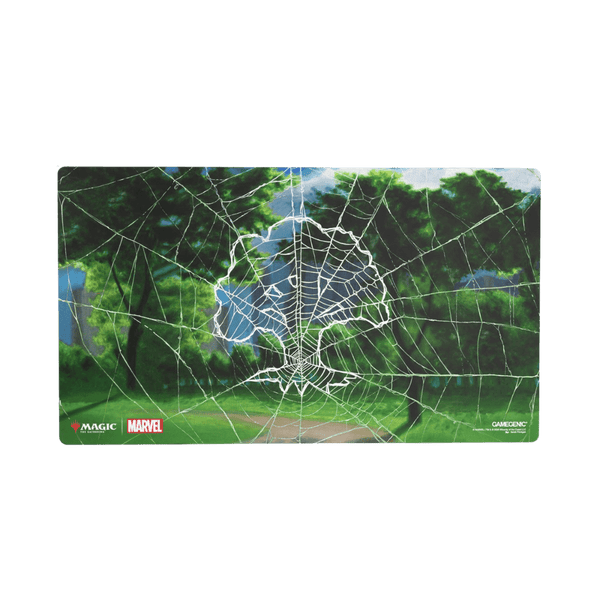 Magic The Gathering Marvel Spiderman Shiny Playmat (Forest) - EternaCards