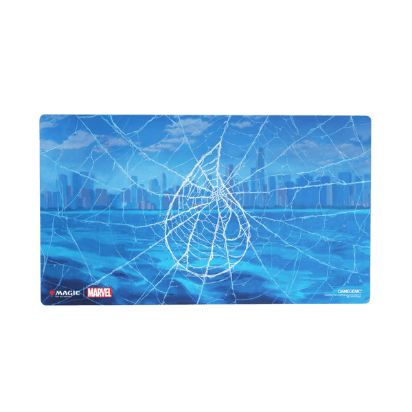 Magic The Gathering Marvel Spiderman Shiny Playmat (Island) - EternaCards