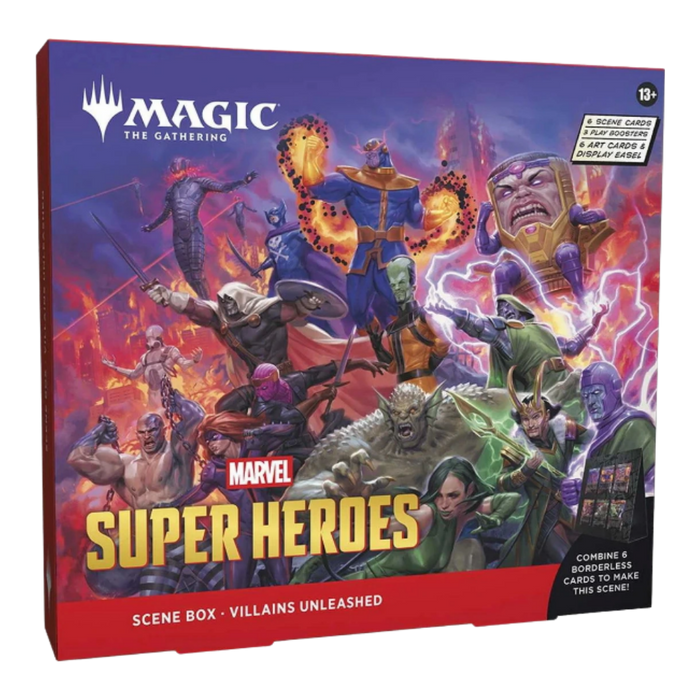 Magic The Gathering - Marvel Super Heroes Scene Box (4 Count) - EternaCards