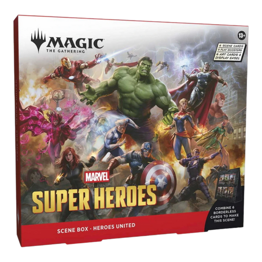 Magic The Gathering - Marvel Super Heroes Scene Box (4 Count) - EternaCards