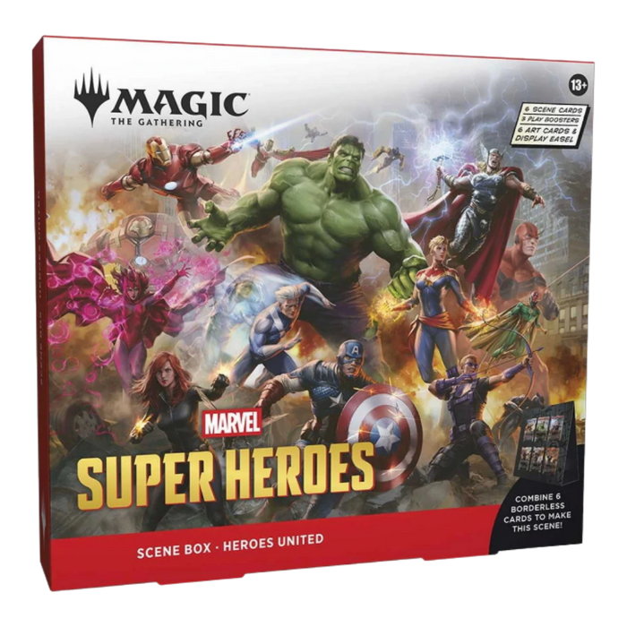 Magic The Gathering - Marvel Super Heroes Scene Box (4 Count) - EternaCards