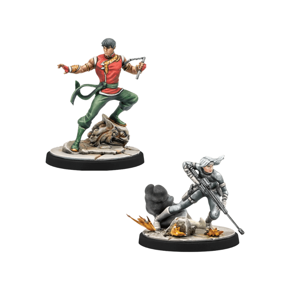 Marvel Crisis Protocol Shang Chi & Silver Sable - EternaCards