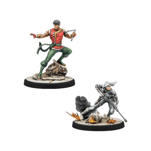 Marvel Crisis Protocol Shang Chi & Silver Sable - EternaCards