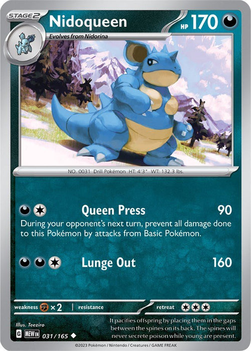 Nidoqueen [MEW - 031/165] - EternaCards