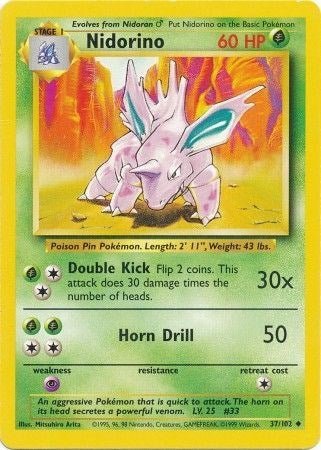 Nidorino [BS - 037/102] - EternaCards