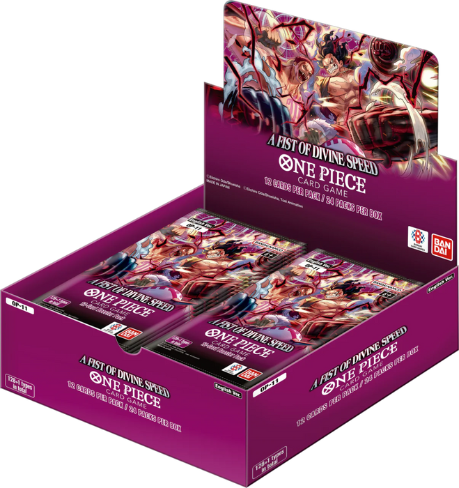 One Piece OP11 Booster Box A Fist of Devine Speed (English) - EternaCards