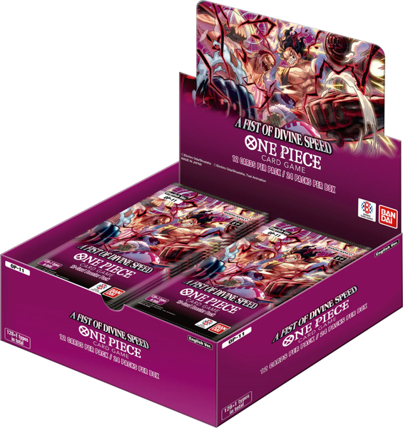 One Piece OP11 Booster Box A Fist of Divine Speed (English