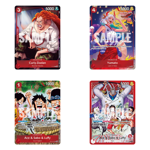 One Piece Premium Card Collection Best Selection Ace & Sabo & Luffy - Eterna Cards
