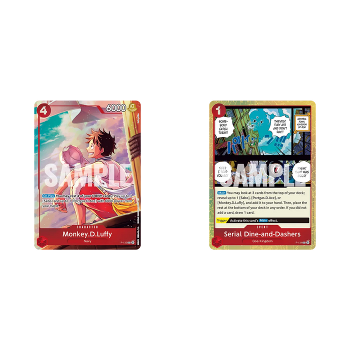 One Piece Premium Card Collection Best Selection Ace & Sabo & Luffy - Eterna Cards