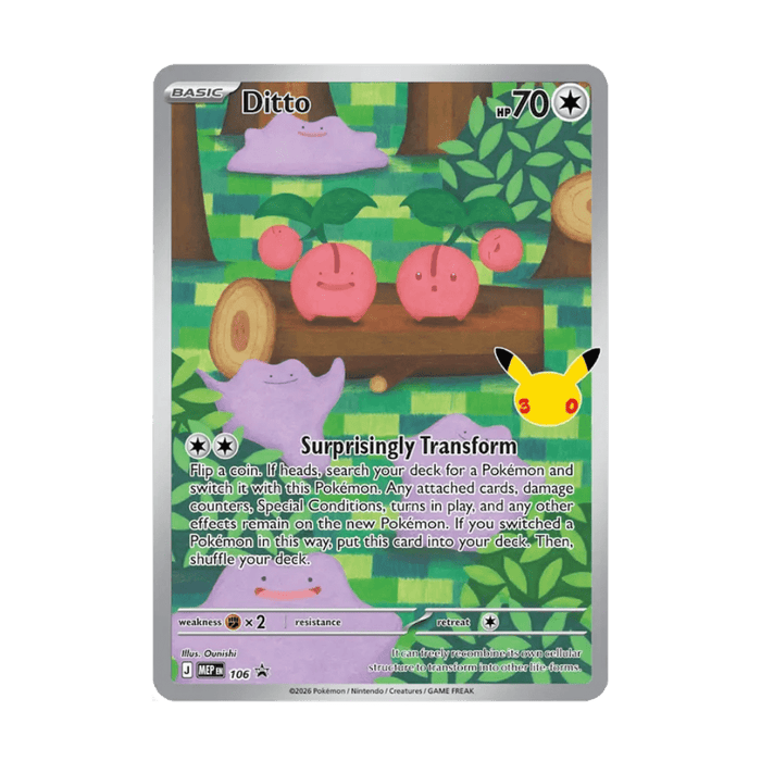 Pokemon 30th Celebration Ditto Premium Collection Box - Eterna Cards