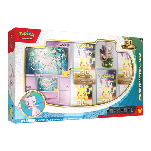 Pokemon 30th Celebration Mew Figure Collection Box - Eterna Cards