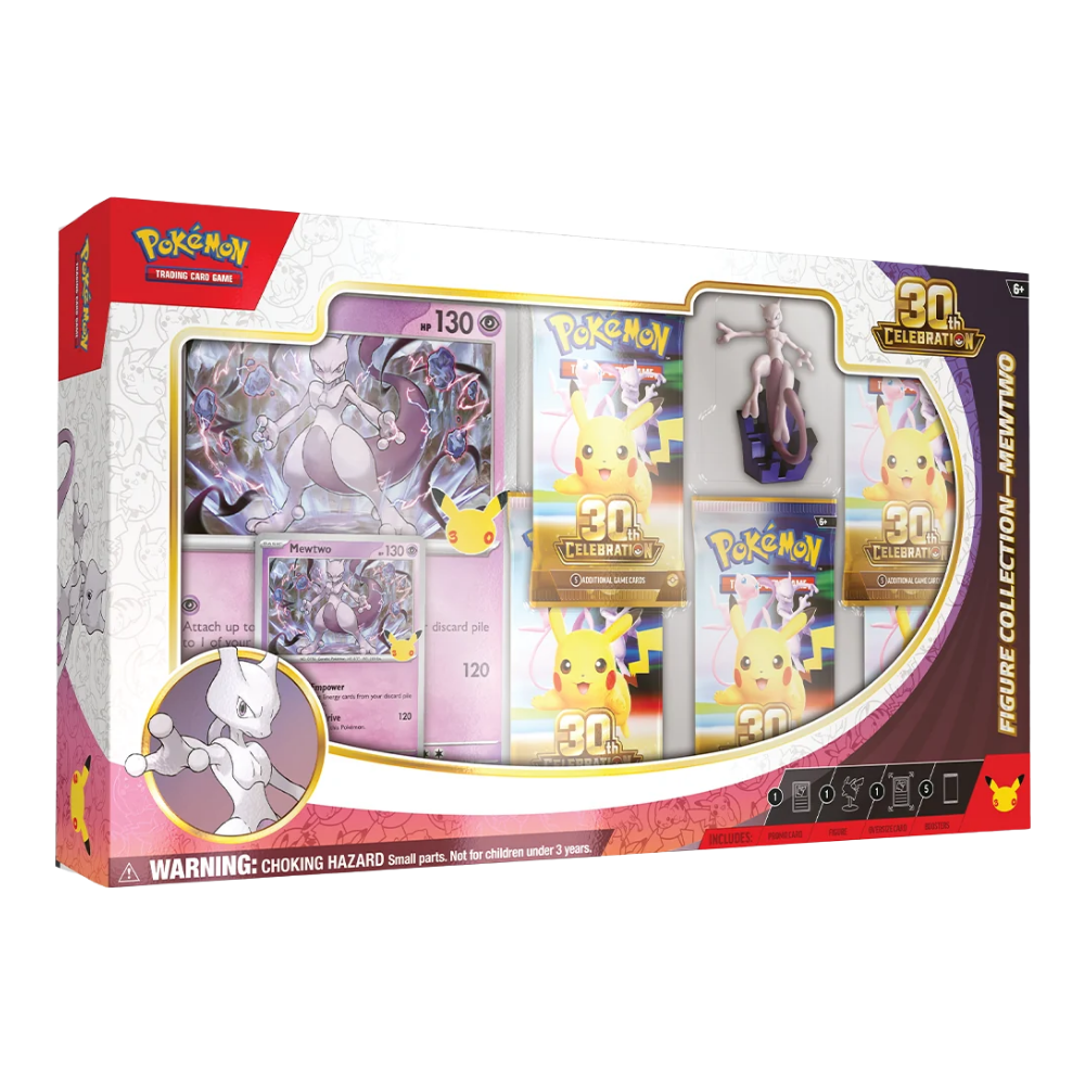 Pokemon 30th Celebration Mewtwo Figure Collection Box - Eterna Cards