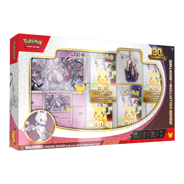 Pokemon 30th Celebration Mewtwo Figure Collection Box - Eterna Cards