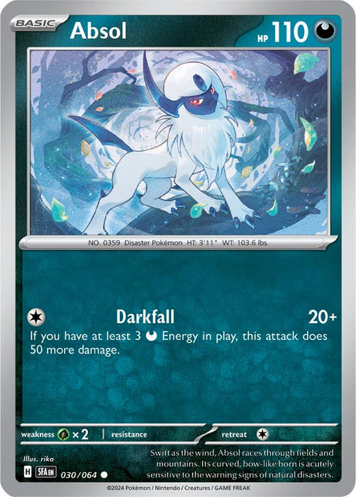 Pokemon Absol 030/064 SV: Shrouded Fable Reverse Holo - EternaCards