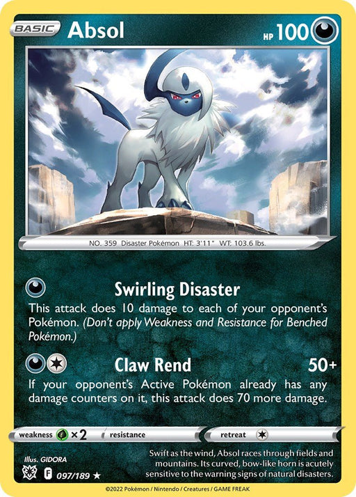 Pokemon Absol - 097/189 Deck Exclusives Normal - Eterna Cards