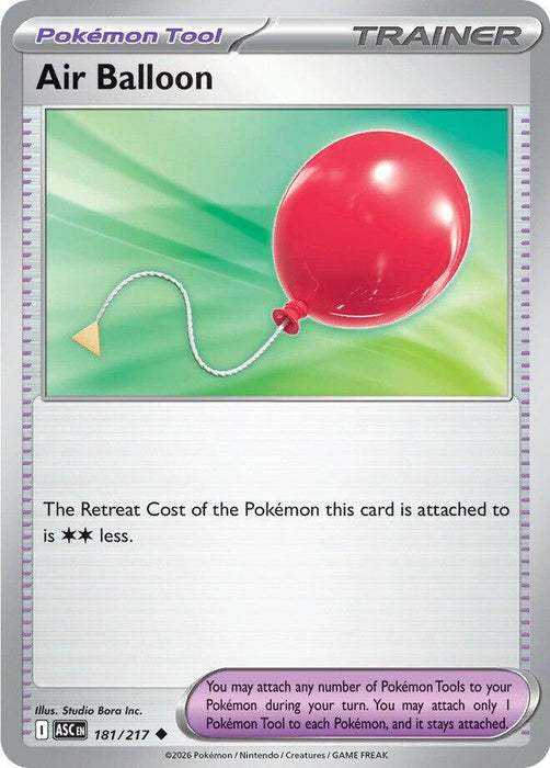 Pokemon Air Balloon 181/217 ME: Ascended Heroes Reverse Holo - EternaCards