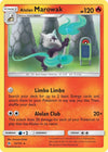 Pokemon Alolan Marowak 12/131 SM - Forbidden Light Reverse Holo