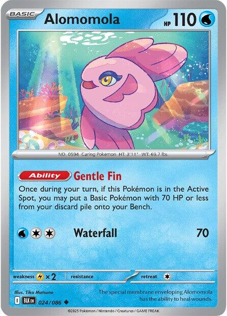 Pokemon Alomomola 024/086 SV: Black Bolt Reverse Holo - EternaCards