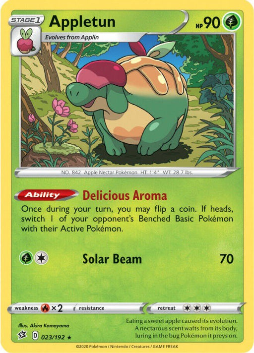 Pokemon Appletun 023/192 SWSH02: Rebel Clash Holo - EternaCards