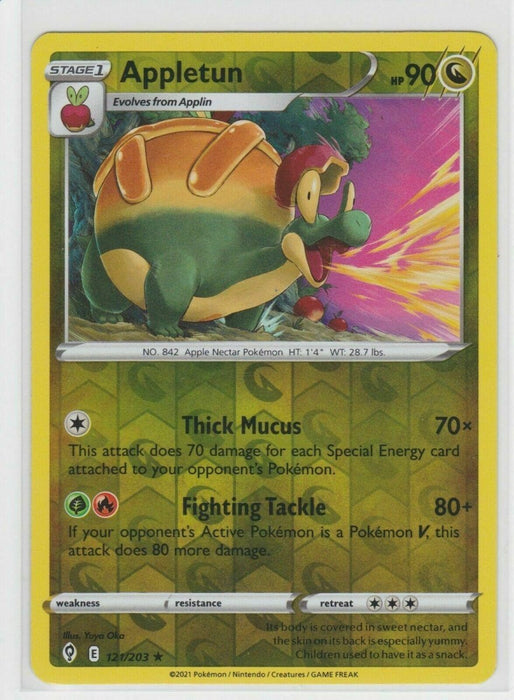 Pokemon Appletun 121/203 SWSH07: Evolving Skies Normal - Eterna Cards