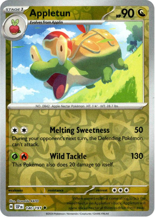 Pokemon Appletun - 140/191 SV08: Surging Sparks Normal - Eterna Cards