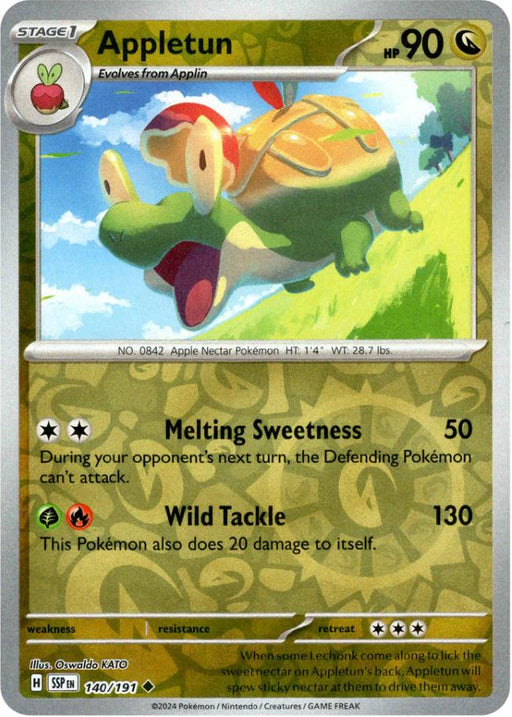 Pokemon Appletun - 140/191 SV08: Surging Sparks Normal - Eterna Cards
