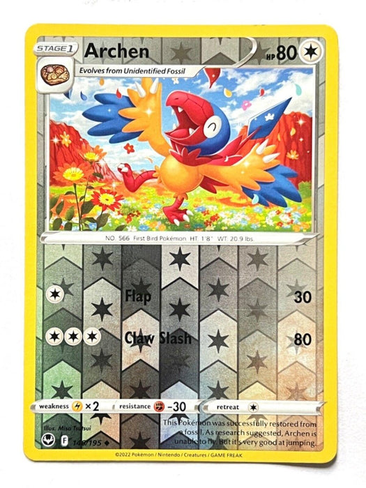 Pokemon Archen 146/195 SWSH12: Silver Tempest Normal - Eterna Cards
