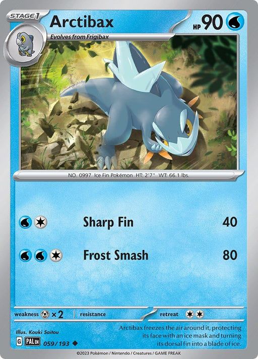 Pokemon Arctibax - 059/193 059/193 SV02: Paldea Evolved Normal - EternaCards