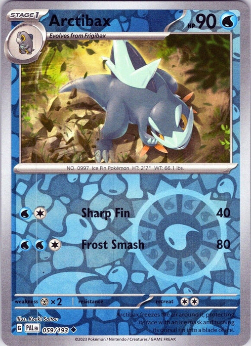 Pokemon Arctibax - 059/193 SV02: Paldea Evolved Normal - Eterna Cards