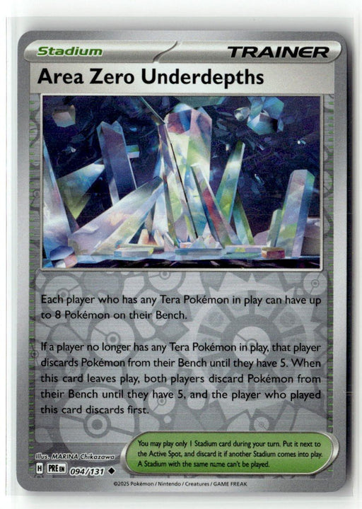 Pokemon Area Zero Underdepths 094/131 SV: Prismatic Evolutions Reverse Holo - Eterna Cards