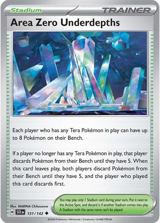 Pokemon Area Zero Underdepths - 131/142 131/142 SV07: Stellar Crown Reverse Holo - EternaCards