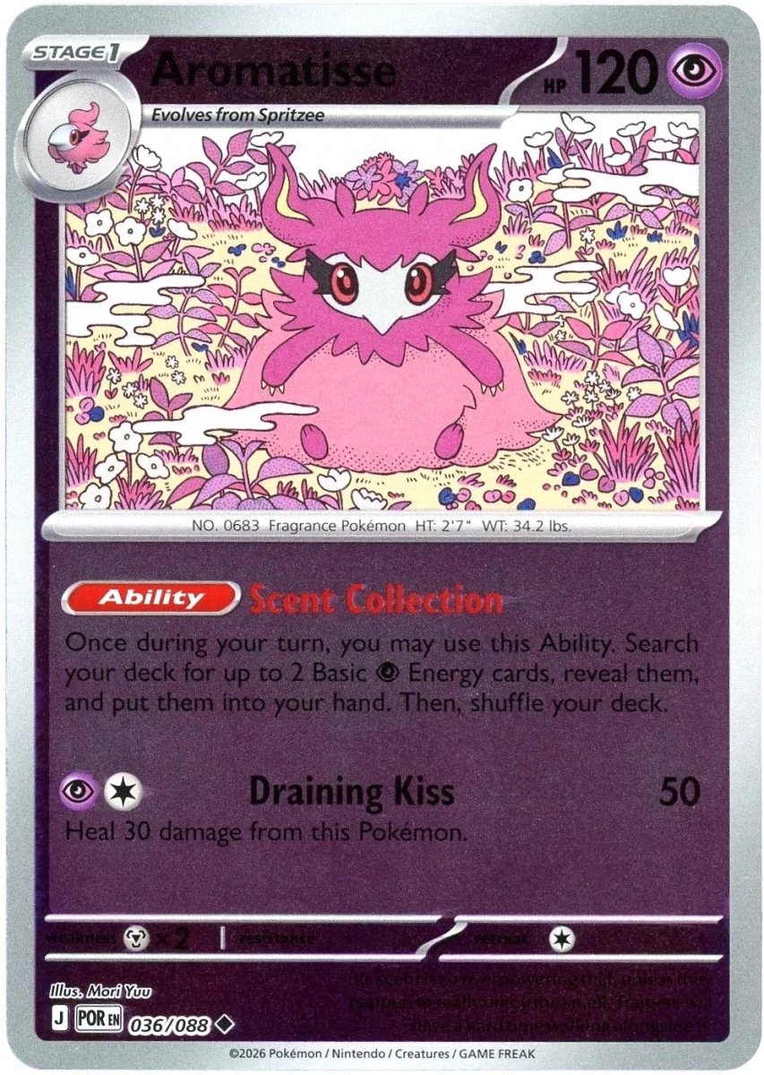 Pokemon Aromatisse 036/088 ME03: Perfect Order Normal