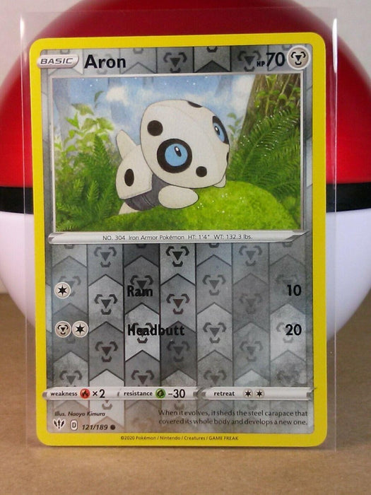 Pokemon Aron 121/189 SWSH03: Darkness Ablaze Normal - Eterna Cards