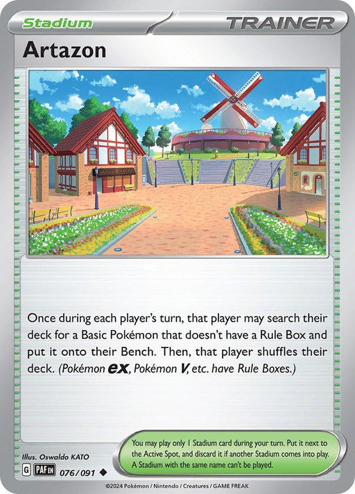 Pokemon Artazon 076/091 SV: Paldean Fates Reverse Holo - EternaCards