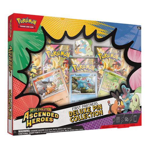 Pokemon Ascended Heroes First Partners Deluxe Pin Collection - EternaCards
