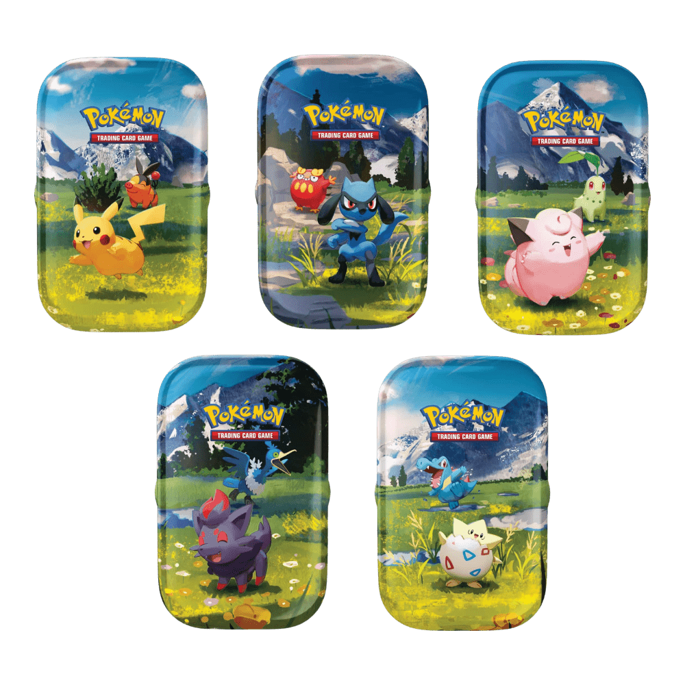 pokemon cards tin uk Pokmon TCG: Scarlet & Violet-Prismatic Evolutions Mini Tin (Sylveon)