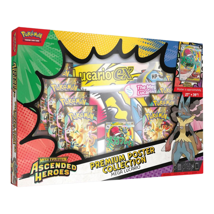 Pokemon Ascended Heroes Premium Poster Collection - EternaCards