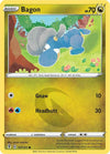 Pokemon Bagon 107/203 SWSH07: Evolving Skies Reverse Holo