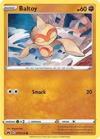 Pokemon Baltoy 070/159 SWSH: Crown Zenith Normal - EternaCards