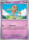 Pokemon Baltoy 094/197 SV03: Obsidian Flames Reverse Holo