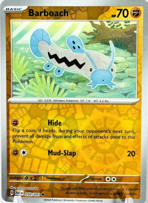 Pokemon Barboach 050/091 SV: Paldean Fates Normal - Eterna Cards