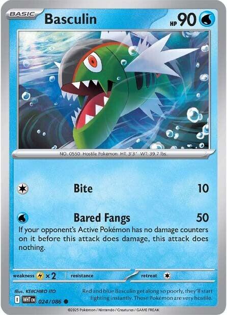 Pokemon Basculin 024/086 SV: White Flare Normal - EternaCards