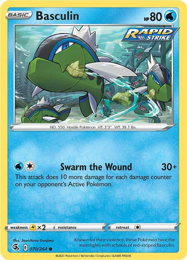 Pokemon Basculin 070/264 SWSH08: Fusion Strike Normal