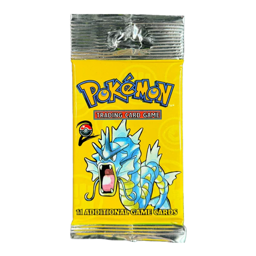 Pokemon Base Set 2 Long Crimp Booster Pack (Unweighed) (Gyarados Artwo — Eterna Cards